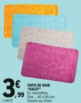 E.Leclerc Tapis de bain offre