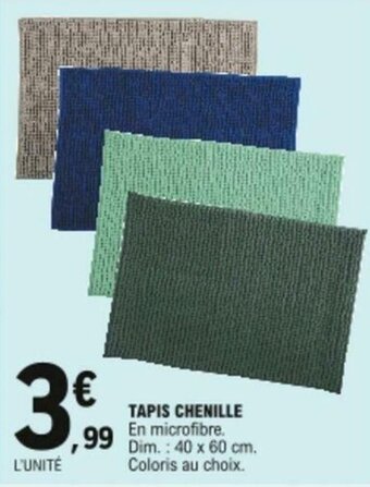 E.Leclerc Tapis chenille offre