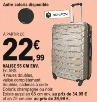 E.Leclerc Valise 55 cm env. offre