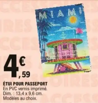 E.Leclerc Étui pour passeport offre