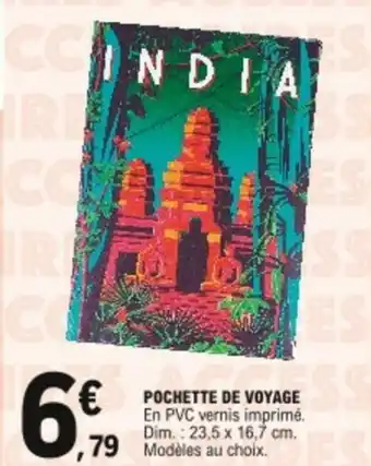 E.Leclerc Pochette de voyage offre
