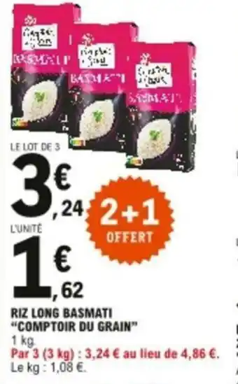 E.Leclerc Riz long basmati offre