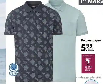 Polo en piqué