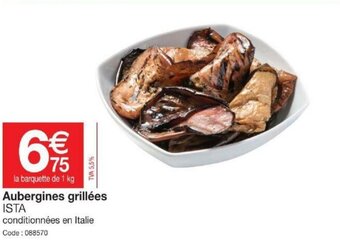 Aubergines grillées