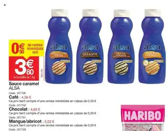Promocash Sauce Caramel offre