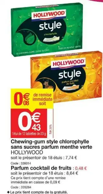 Chewing-Gum Style Chlorophylle
