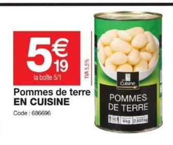 Promocash Pommes de Terre offre
