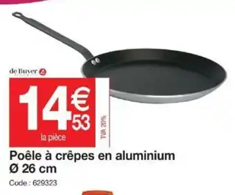 Promocash Poêle à Crêpes En Aluminium offre