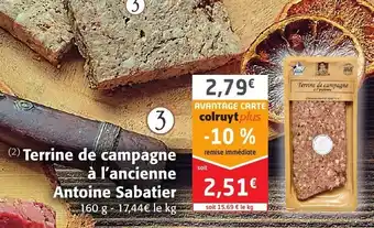 Colruyt Terrine de Campagne offre