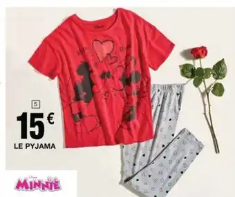 Cora x Carrefour Pyjama femme Licence offre