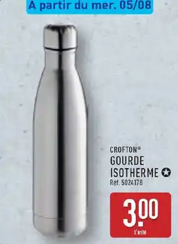 ALDI CROFTON GOURDE ISOTHERME offre