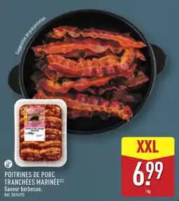ALDI POITRINES DE PORC TRANCHÉES MARINÉE offre