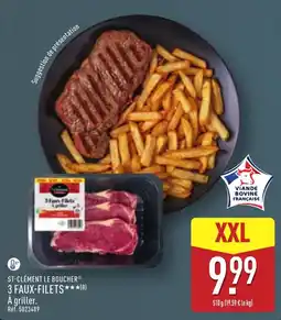 ALDI ST-CLÉMENT LE BOUCHER 3 FAUX-FILETS offre