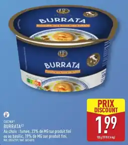 ALDI CUCINA BURRATA offre