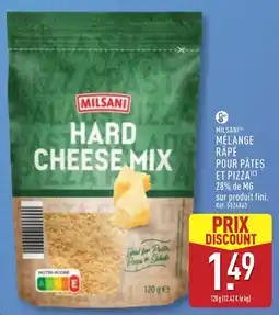 ALDI MILSANI HARD CHEESE MIX offre