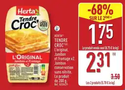 ALDI Herta Tendre Croc offre
