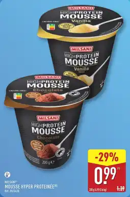 ALDI MILSANI MOUSSE HYPER PROTEINÉE offre