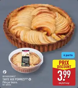ALDI DESSERISSIMES TARTE AUX POMMES offre