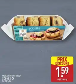 ALDI Taste of British Isles SCONES offre