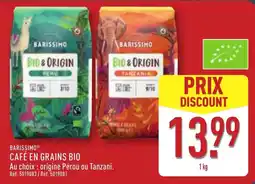 ALDI BARISSIMO CAFÉ EN GRAINS BIO offre