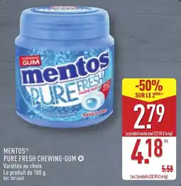 ALDI MENTOS PURE FRESH CHEWING-GUM offre