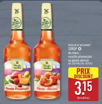 MOULIN DE VALDONNE SIROP