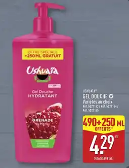 ALDI USHUAÏA Gel Douche offre