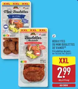 ALDI Albêron Boulettes de viande offre
