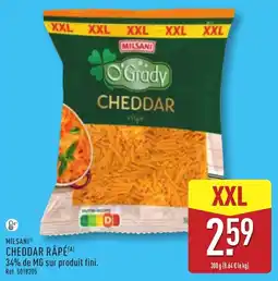 ALDI MILSANI CHEDDAR RÂPÉ offre