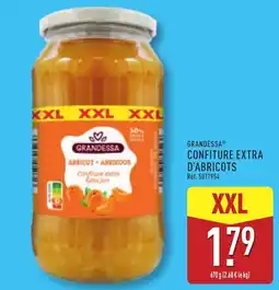 ALDI GRANDESSA CONFITURE EXTRA D'ABRICOTS offre