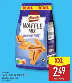 ALDI Biscotto Waffle Mix offre