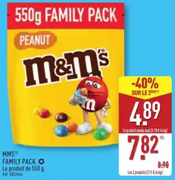 ALDI m&m's PEANUT offre