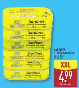 ALDI CAP ROUSSET Sardines offre