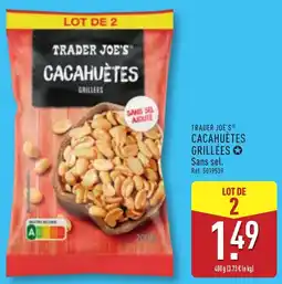 ALDI TRADER JOE'S CACAHUÈTES offre