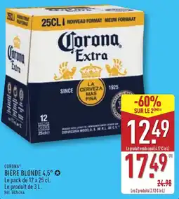 ALDI Corona Bière blonde offre