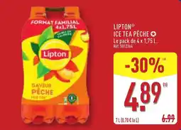ALDI LIPTON ICE TEA PÊCHE offre