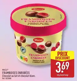 ALDI Mucci Framboises Enrobées offre