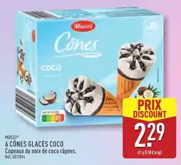 ALDI Mucci Cônes Coco offre