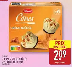 ALDI Mucci Cônes Crème Brûlée offre