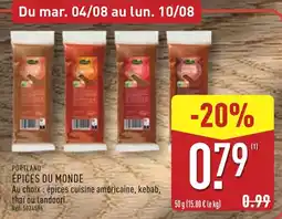 ALDI Portland Épices du monde offre