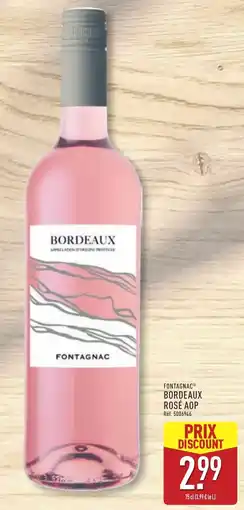 ALDI FONTAGNAC BORDEAUX ROSÉ AOP offre
