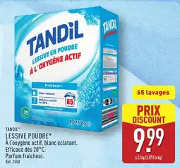 ALDI TANDIL LESSIVE POUDRE offre