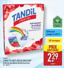 ALDI TANDiL LINGETTES offre