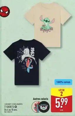 ALDI T-SHIRTS offre