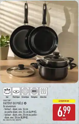 ALDI CROFTON FAITOUT OU POÊLE offre