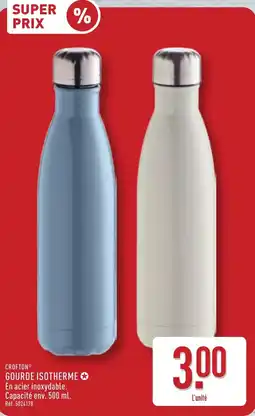 ALDI CROFTON GOURDE ISOTHERME offre