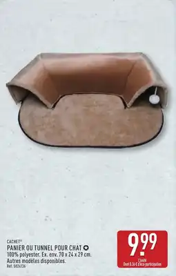 ALDI CACHET PANIER OU TUNNEL POUR CHAT offre