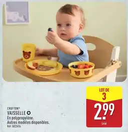 ALDI CROFTON VAISSELLE offre