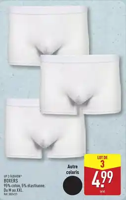 ALDI UP 2 FASHION® BOXERS offre