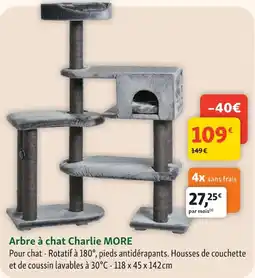 Maxi Zoo Charlie MORE Arbre à chat offre